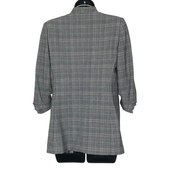 Aritzia Babaton Power Hip Grey Glen Check Blazer Size 2 - Picture 5 of 7